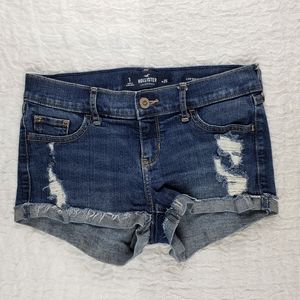 Hollister Low Rise Distressed Short Short